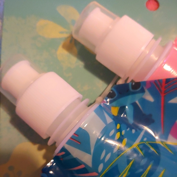 Stitch 9 Piece Reusable Straws, 2 Reusable Drink Pouches, 1 Hand Sanitizer - Picture 4 of 7